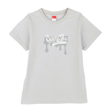 ΒΑΜΒΑΚΕΡΟ ΚΟΝΤΟΜΑΝΙΚΟ T-SHIRT ΓΙΑ ΑΓΟΡΙ JOYCE DRIP ΓΚΡΙ 2414509