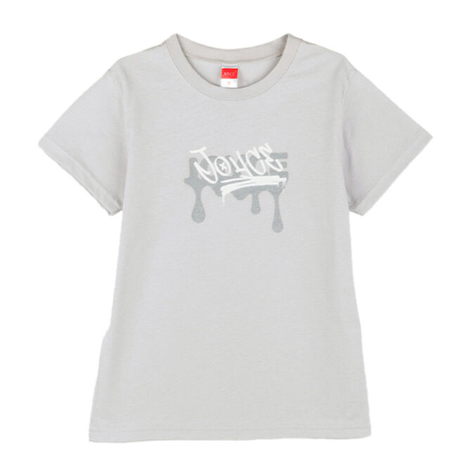 ΒΑΜΒΑΚΕΡΟ ΚΟΝΤΟΜΑΝΙΚΟ T-SHIRT ΓΙΑ ΑΓΟΡΙ JOYCE DRIP ΓΚΡΙ 2414509