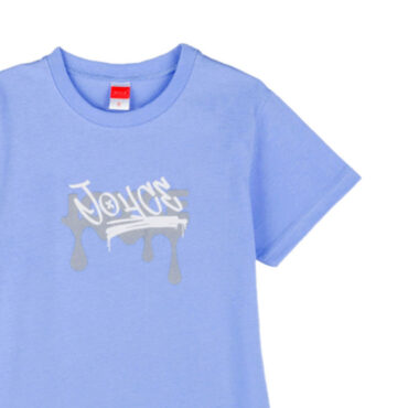ΒΑΜΒΑΚΕΡΟ ΚΟΝΤΟΜΑΝΙΚΟ T-SHIRT ΓΙΑ ΑΓΟΡΙ JOYCE DRIP ΓΑΛΑΖΙΟ 2414509