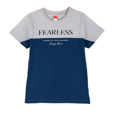 ΒΑΜΒΑΚΕΡΟ ΚΟΝΤΟΜΑΝΙΚΟ T-SHIRT ΓΙΑ ΑΓΟΡΙ JOYCE FEARLESS ΜΠΛΕ 2414510