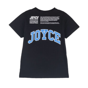 ΒΑΜΒΑΚΕΡΟ ΚΟΝΤΟΜΑΝΙΚΟ T-SHIRT ΓΙΑ ΑΓΟΡΙ JOYCE JERSEY ΜΑΥΡΟ 2414512