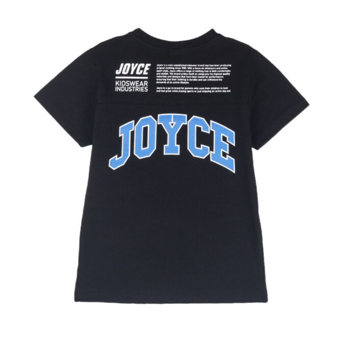 ΒΑΜΒΑΚΕΡΟ ΚΟΝΤΟΜΑΝΙΚΟ T-SHIRT ΓΙΑ ΑΓΟΡΙ JOYCE JERSEY ΜΑΥΡΟ 2414512