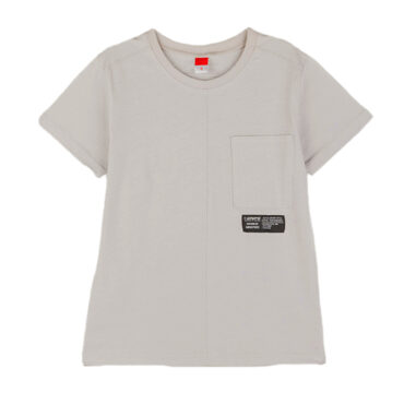 ΒΑΜΒΑΚΕΡΟ ΚΟΝΤΟΜΑΝΙΚΟ T-SHIRT ΓΙΑ ΑΓΟΡΙ JOYCE JERSEY ΜΠΕΖ 2414512