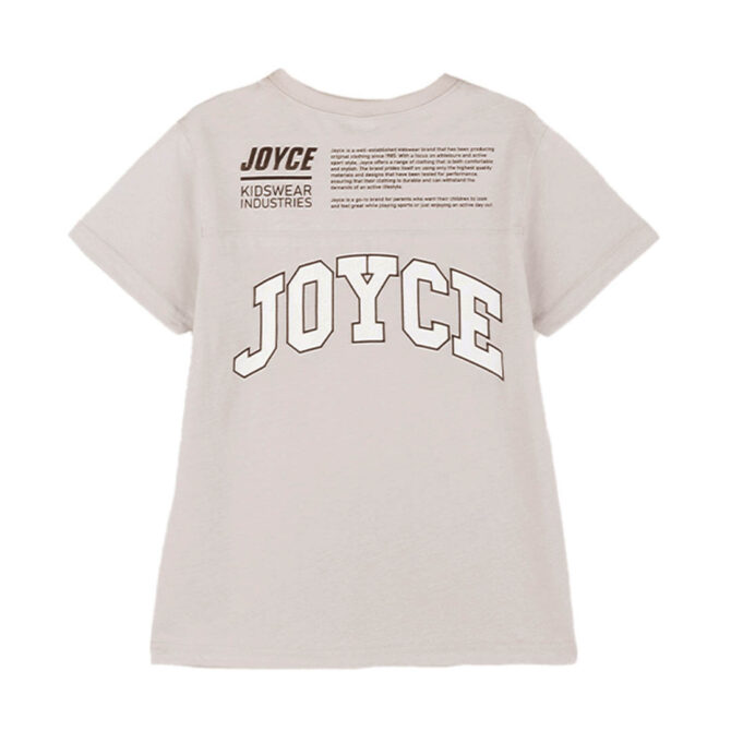 ΒΑΜΒΑΚΕΡΟ ΚΟΝΤΟΜΑΝΙΚΟ T-SHIRT ΓΙΑ ΑΓΟΡΙ JOYCE JERSEY ΜΠΕΖ 2414512