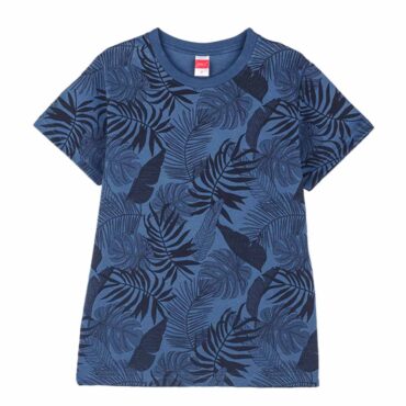 ΣΕΤ 2 ΤΕΜΑΧΙΩΝ ΒΑΜΒΑΚΕΡΑ T-SHIRT ΓΙΑ ΑΓΟΡΙ JOYCE TROPICAL ΜΠΛΕ 2414514