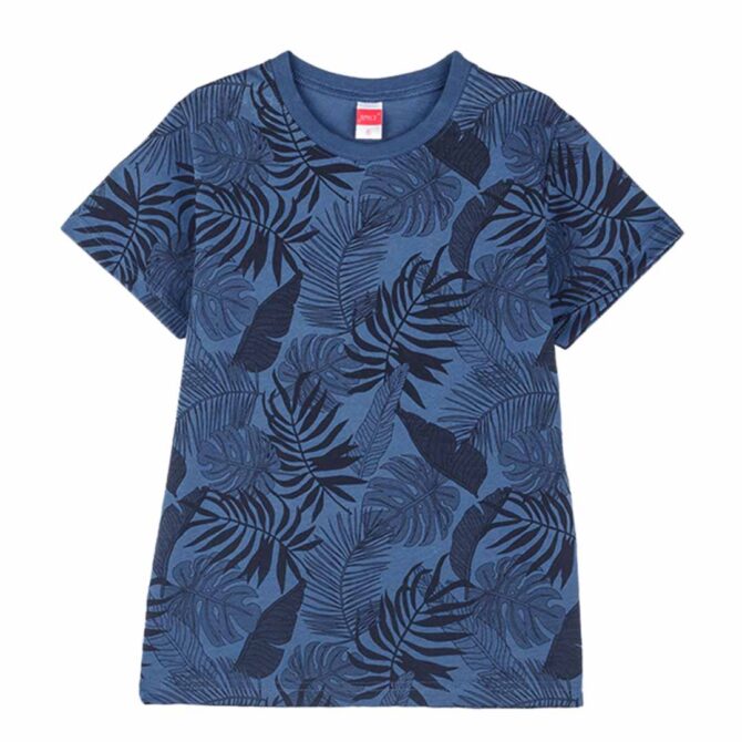 ΣΕΤ 2 ΤΕΜΑΧΙΩΝ ΒΑΜΒΑΚΕΡΑ T-SHIRT ΓΙΑ ΑΓΟΡΙ JOYCE TROPICAL ΜΠΛΕ 2414514