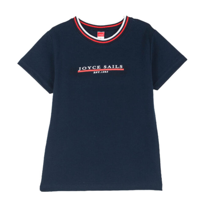 ΒΑΜΒΑΚΕΡΟ ΠΙΚΕ ΚΟΝΤΟΜΑΝΙΚΟ T-SHIRT ΓΙΑ ΑΓΟΡΙ JOYCE SAILS ΜΠΛΕ 2414518