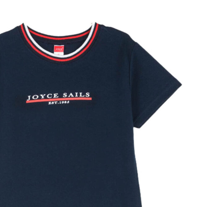 ΒΑΜΒΑΚΕΡΟ ΠΙΚΕ ΚΟΝΤΟΜΑΝΙΚΟ T-SHIRT ΓΙΑ ΑΓΟΡΙ JOYCE SAILS ΜΠΛΕ 2414518