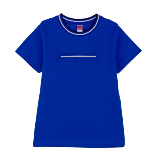 ΒΑΜΒΑΚΕΡΟ ΠΙΚΕ ΚΟΝΤΟΜΑΝΙΚΟ T-SHIRT ΓΙΑ ΑΓΟΡΙ JOYCE SAILS ΜΠΛΕ ΡΟΥΑ 2414518