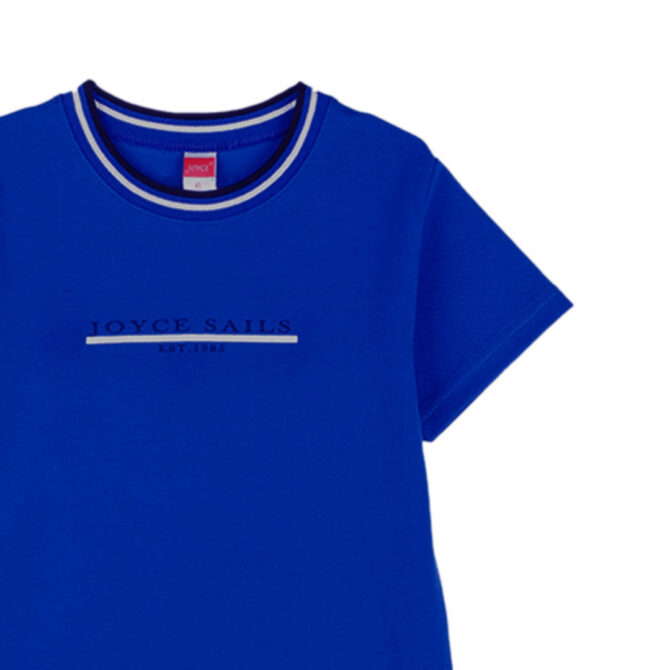 ΒΑΜΒΑΚΕΡΟ ΠΙΚΕ ΚΟΝΤΟΜΑΝΙΚΟ T-SHIRT ΓΙΑ ΑΓΟΡΙ JOYCE SAILS ΜΠΛΕ ΡΟΥΑ 2414518