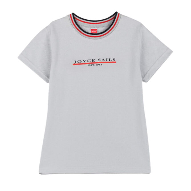 ΒΑΜΒΑΚΕΡΟ ΠΙΚΕ ΚΟΝΤΟΜΑΝΙΚΟ T-SHIRT ΓΙΑ ΑΓΟΡΙ JOYCE SAILS ΓΚΡΙ 2414518