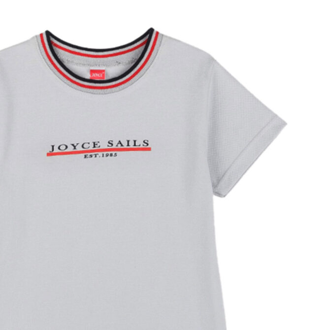 ΒΑΜΒΑΚΕΡΟ ΠΙΚΕ ΚΟΝΤΟΜΑΝΙΚΟ T-SHIRT ΓΙΑ ΑΓΟΡΙ JOYCE SAILS ΓΚΡΙ 2414518