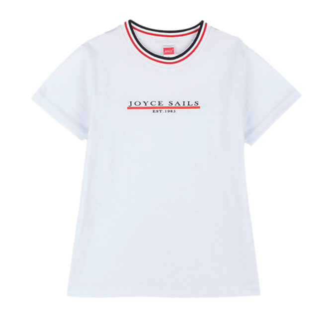 ΒΑΜΒΑΚΕΡΟ ΠΙΚΕ ΚΟΝΤΟΜΑΝΙΚΟ T-SHIRT ΓΙΑ ΑΓΟΡΙ JOYCE SAILS ΑΣΠΡΟ 2414518