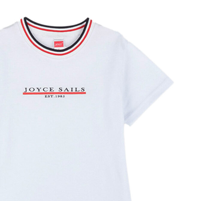 ΒΑΜΒΑΚΕΡΟ ΠΙΚΕ ΚΟΝΤΟΜΑΝΙΚΟ T-SHIRT ΓΙΑ ΑΓΟΡΙ JOYCE SAILS ΑΣΠΡΟ 2414518