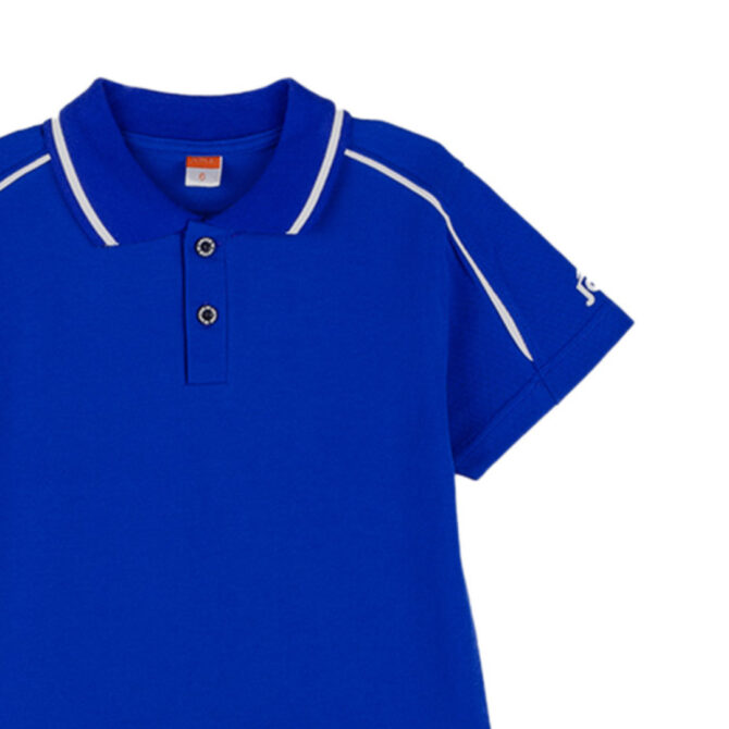 ΒΑΜΒΑΚΕΡΟ ΠΙΚΕ ΚΟΝΤΟΜΑΝΙΚΟ T-SHIRT ΓΙΑ ΑΓΟΡΙ JOYCE BASIC POLO ΜΠΛΕ ΡΟΥΑ 24145189