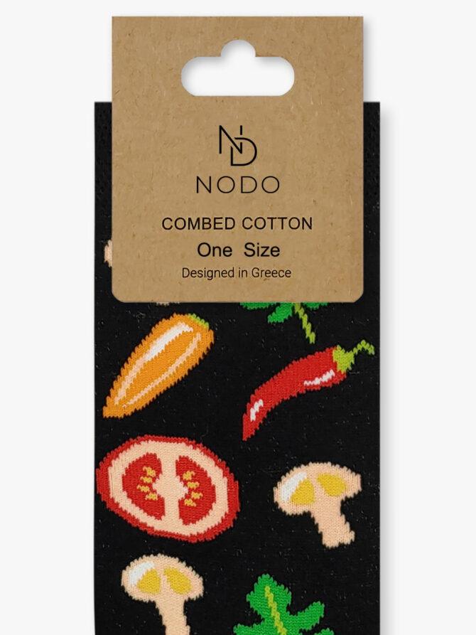 Κάλτσα Βαμβακερή με Σχέδια Vegetables NODO - Image 3