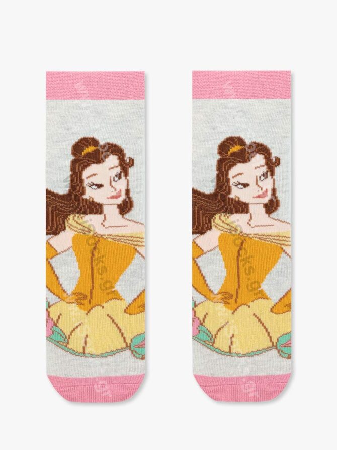 Παιδική Κάλτσα Βαμβακερή με Σχέδια Princess Bella DISNEY