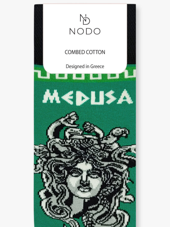 NODO Βαμβακερή Κάλτσα με Σχέδια Medusa - Image 3