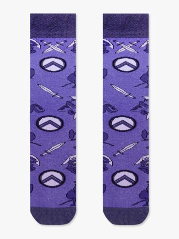 NODO Βαμβακερή Κάλτσα με Σχέδια Spartans Pattern