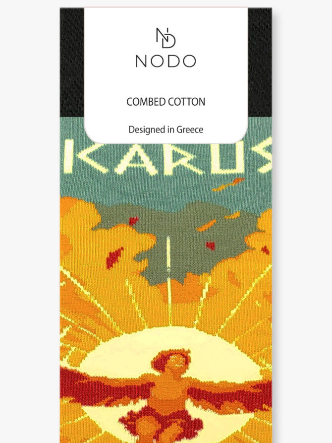 NODO Βαμβακερή Κάλτσα με Σχέδια Ikarus - Image 3