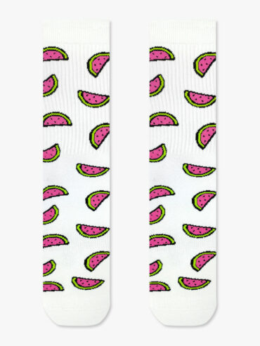 Κάλτσα Βαμβακερή Πετσετέ με Σχέδια Watermelons RTO