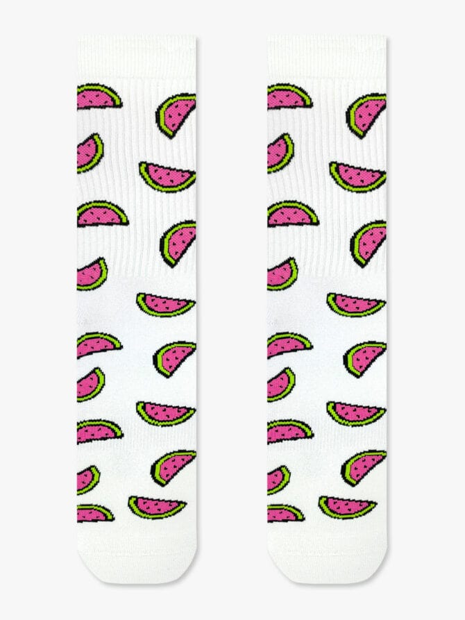 Κάλτσα Βαμβακερή Πετσετέ με Σχέδια Watermelons RTO