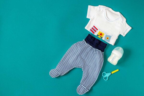 Ρούχα για νεογέννητα σε απαλά παστέλ χρώματα με 100% βαμβάκι