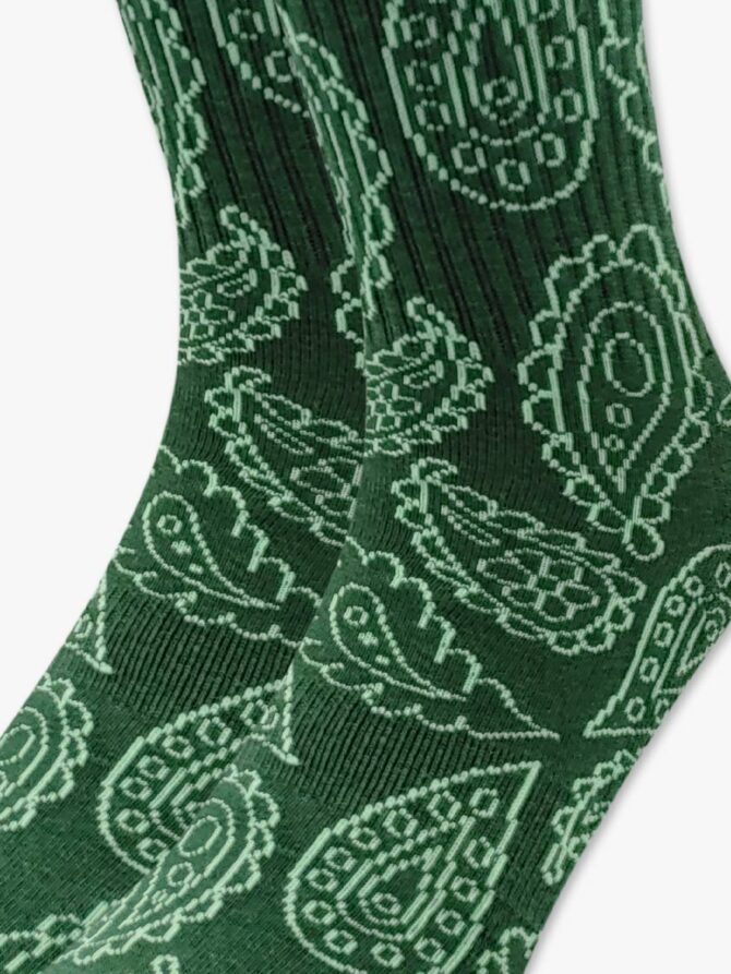 Κάλτσα Βαμβακερή Πετσετέ με Σχέδια Paisley Patterns RTO - Image 3