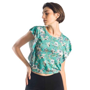 ΒΑΜΒΑΚΕΡΟ ΓΥΝΑΙΚΕΙΟ T-SHIRT PACO BIRDS ΒΕΡΑΜΑΝ 13436