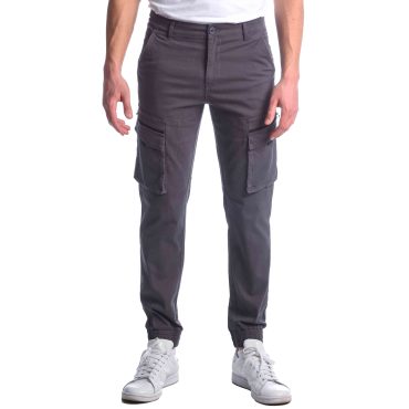 ΑΝΔΡΙΚΟ ΥΦΑΣΜΑΤΙΝΟ ΠΑΝΤΕΛΟΝΙ ΜΕ ΠΛΑΙΝΕΣ ΤΣΕΠΕΣ PACO CARGO ΑΝΘΡΑΚΙ 2298603