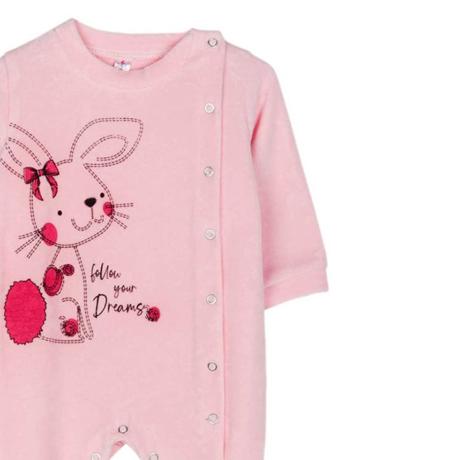 BEBE ΒΕΛΟΥΔΙΝΟ ΦΟΡΜΑΚΙ ΓΙΑ ΚΟΡΙΤΣΙ DREAMS RABBIT ΡΟΖ 2571201