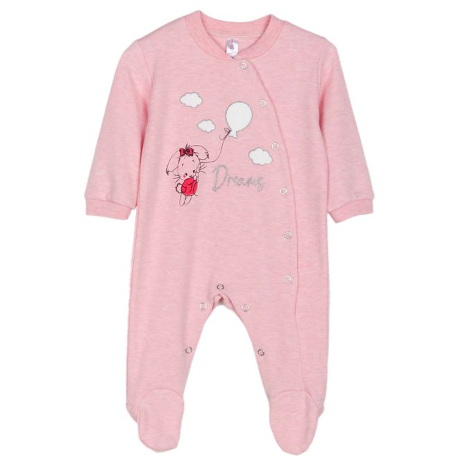 BEBE ΒΑΜΒΑΚΕΡΟ ΦΟΡΜΑΚΙ ΓΙΑ ΚΟΡΙΤΣΙ DREAMS BUNNY ΡΟΖ 2571211