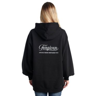 ΒΑΜΒΑΚΕΡΗ ΓΥΝΑΙΚΕΙΑ OVERSIZE ΦΟΥΤΕΡ ΜΠΛΟΥΖΑ ΜΕ ΚΟΥΚΟΥΛΑ ΚΑΙ ΧΝΟΥΔΙ PACO FORGIVEN ΜΑΥΡΟ 2582048