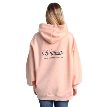 ΒΑΜΒΑΚΕΡΗ ΓΥΝΑΙΚΕΙΑ OVERSIZE ΦΟΥΤΕΡ ΜΠΛΟΥΖΑ ΜΕ ΚΟΥΚΟΥΛΑ ΚΑΙ ΧΝΟΥΔΙ PACO FORGIVEN ΣΟΜΟΝ 2582048