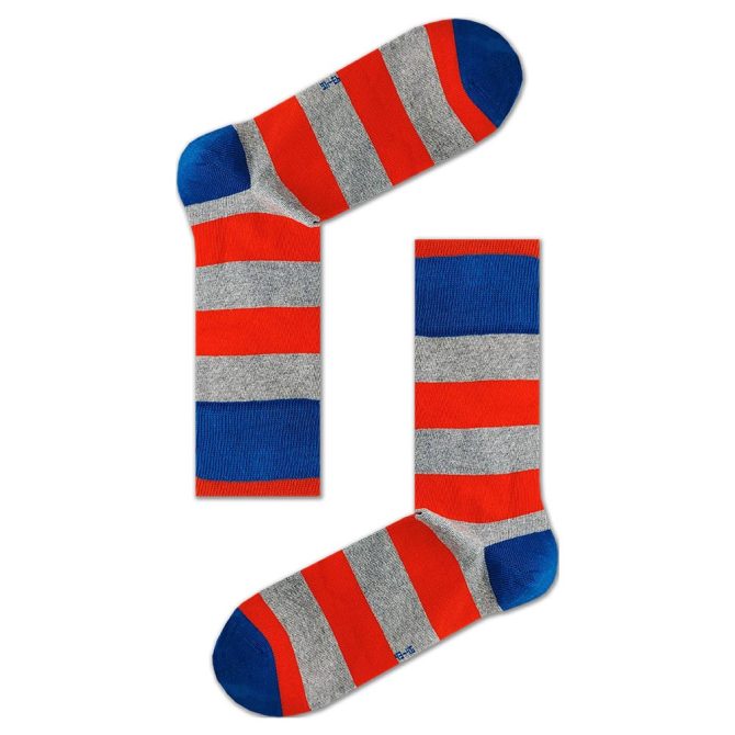 Κάλτσα Βαμβακερή με Σχέδια Stripes COTBOXER