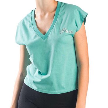 ΒΑΜΒΑΚΕΡΟ ΓΥΝΑΙΚΕΙΟ T-SHIRT PACO V-NECK ΒΕΡΑΜΑΝ 13412