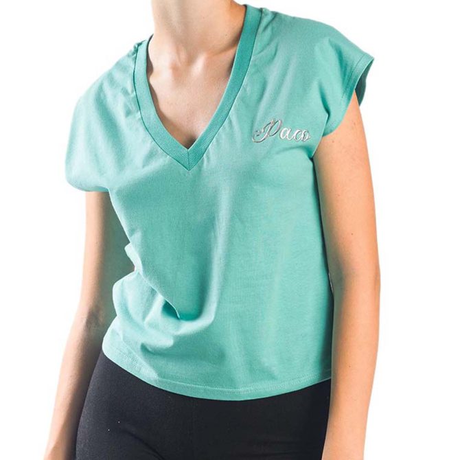 ΒΑΜΒΑΚΕΡΟ ΓΥΝΑΙΚΕΙΟ T-SHIRT PACO V-NECK ΒΕΡΑΜΑΝ 13412