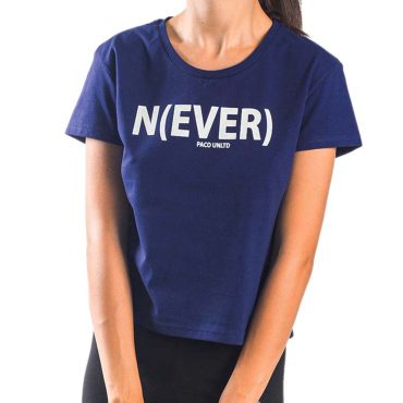 ΒΑΜΒΑΚΕΡΟ ΓΥΝΑΙΚΕΙΟ T-SHIRT PACO NEVER ΜΠΛΕ 13423