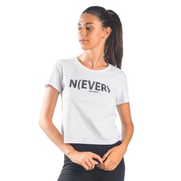 ΒΑΜΒΑΚΕΡΟ ΓΥΝΑΙΚΕΙΟ T-SHIRT PACO NEVER ΑΣΠΡΟ 13423