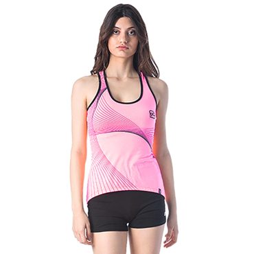 ΒΑΜΒΑΚΕΡΟ ΓΥΝΑΙΚΕΙΟ ΑΜΑΝΙΚΟ T-SHIRT PACO LINES ΦΟΥΞ 201623