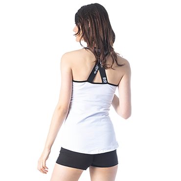 ΒΑΜΒΑΚΕΡΟ ΓΥΝΑΙΚΕΙΟ ΑΜΑΝΙΚΟ T-SHIRT PACO LINES ΑΣΠΡΟ 201623