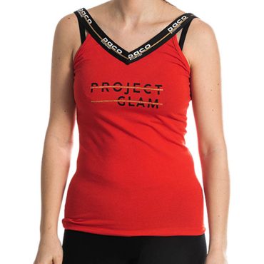 ΒΑΜΒΑΚΕΡΟ ΓΥΝΑΙΚΕΙΟ ΑΜΑΝΙΚΟ T-SHIRT PACO PROJECT ΚΟΚΚΙΝΟ 213142
