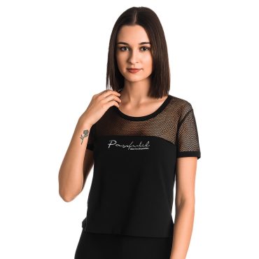 ΒΑΜΒΑΚΕΡΟ T-SHIRT ΜΕ ΔΥΧΤΙ PACO FILE ΜΑΥΡΟ 213165