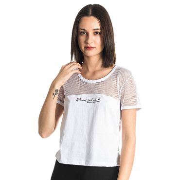 ΒΑΜΒΑΚΕΡΟ T-SHIRT ΜΕ ΔΥΧΤΙ PACO FILE ΑΣΠΡΟ 213165