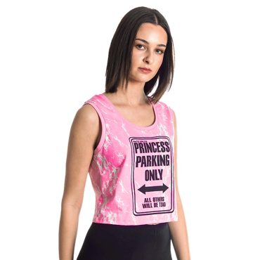 ΒΑΜΒΑΚΕΡΟ ΓΥΝΑΙΚΕΙΟ ΑΜΑΝΙΚΟ T-SHIRT PACO PRINCESS ΡΟΖ 213170