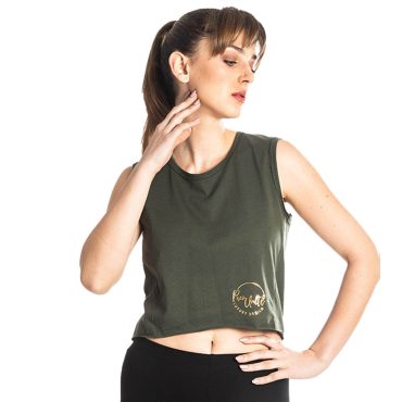 ΒΑΜΒΑΚΕΡΟ ΓΥΝΑΙΚΕΙΟ ΑΜΑΝΙΚΟ T-SHIRT PACO LUXURY ΧΑΚΙ 213171