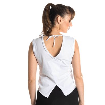 ΒΑΜΒΑΚΕΡΟ ΓΥΝΑΙΚΕΙΟ ΑΜΑΝΙΚΟ T-SHIRT PACO LUXURY ΑΣΠΡΟ 213171