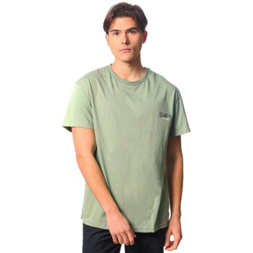 ΑΝΔΡΙΚΟ ΒΑΜΒΑΚΕΡΟ PLUS SIZE T-SHIRT ROUND NECK ΦΥΣΤΙΚΙ 2431805
