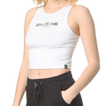 ΒΑΜΒΑΚΕΡΟ ΓΥΝΑΙΚΕΙΟ ΑΜΑΝΙΚΟ CROP TOP PACO ROSE ΑΣΠΡΟ 2332035