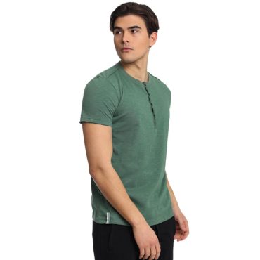 ΑΝΔΡΙΚΟ ΒΑΜΒΑΚΕΡΟ T-SHIRT PACO BUTTONS ΦΥΣΤΙΚΙ 2431027